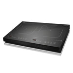 CASO Design Promenu 2400 Portable Induction Hob, Double Electric Hob With 12 Power Levels Up To 240°c