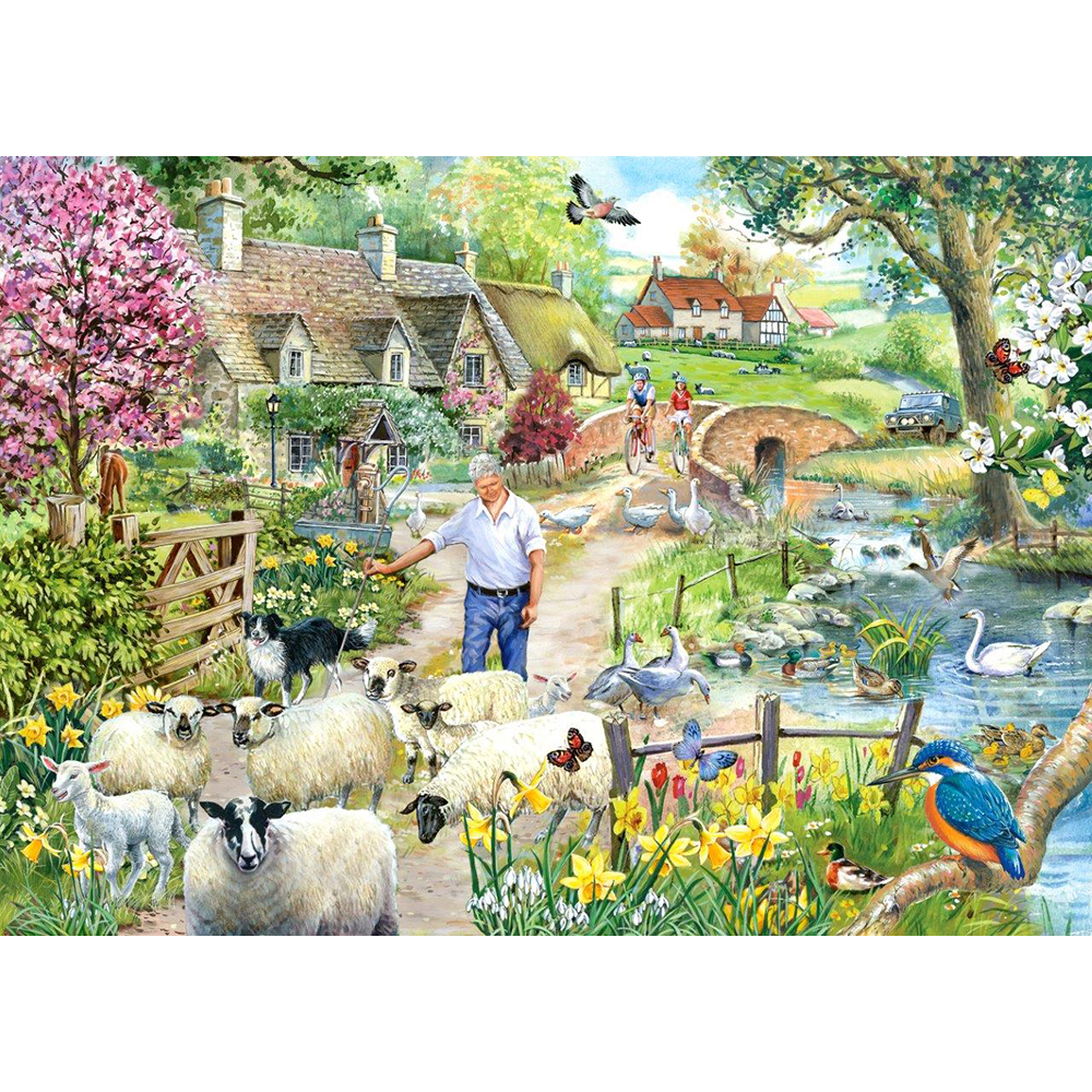 Shepherd's Lane - 1000 Piece Jigsaw Puzzle For Adults