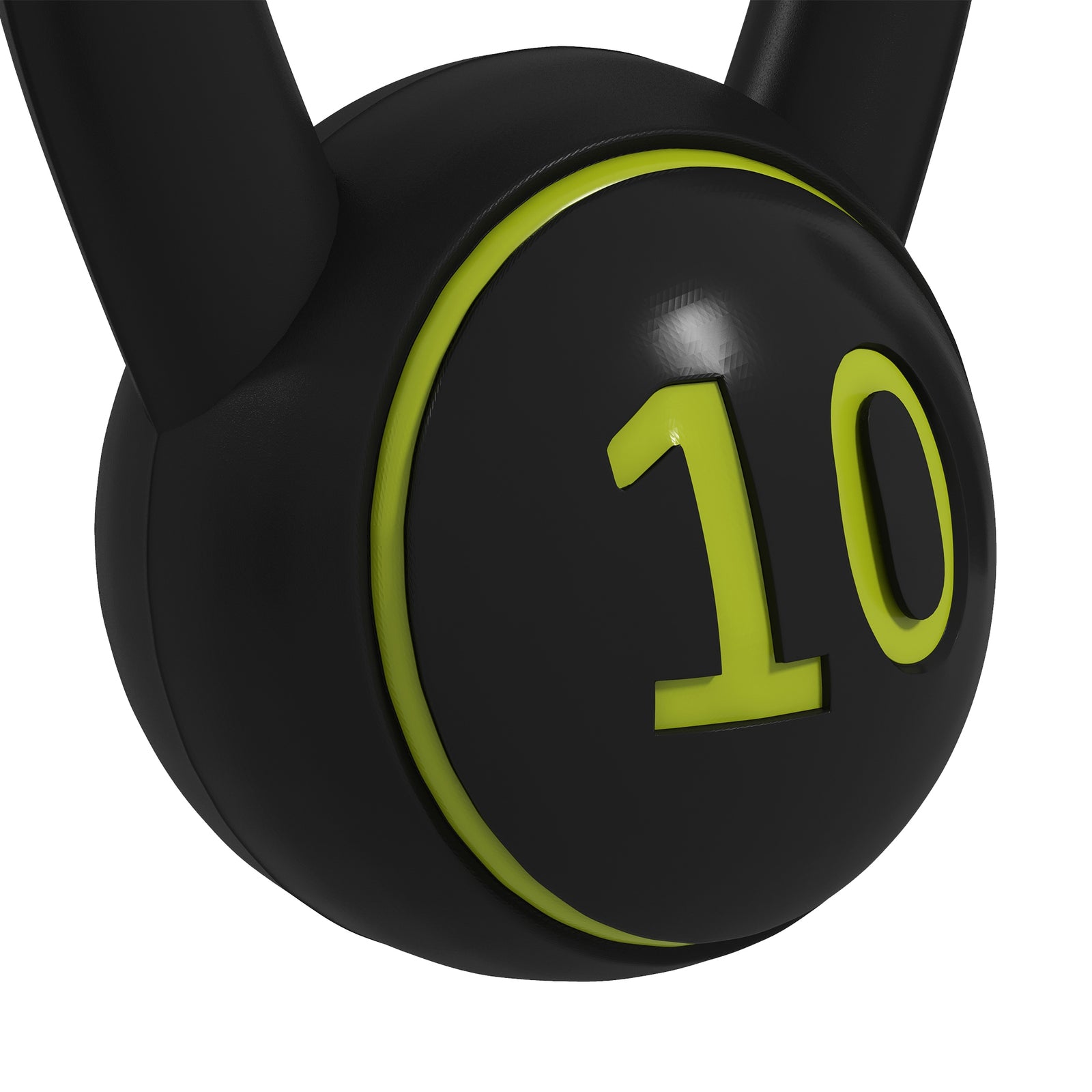 Three-piece Kettlebell Set With Storage Tray | Black