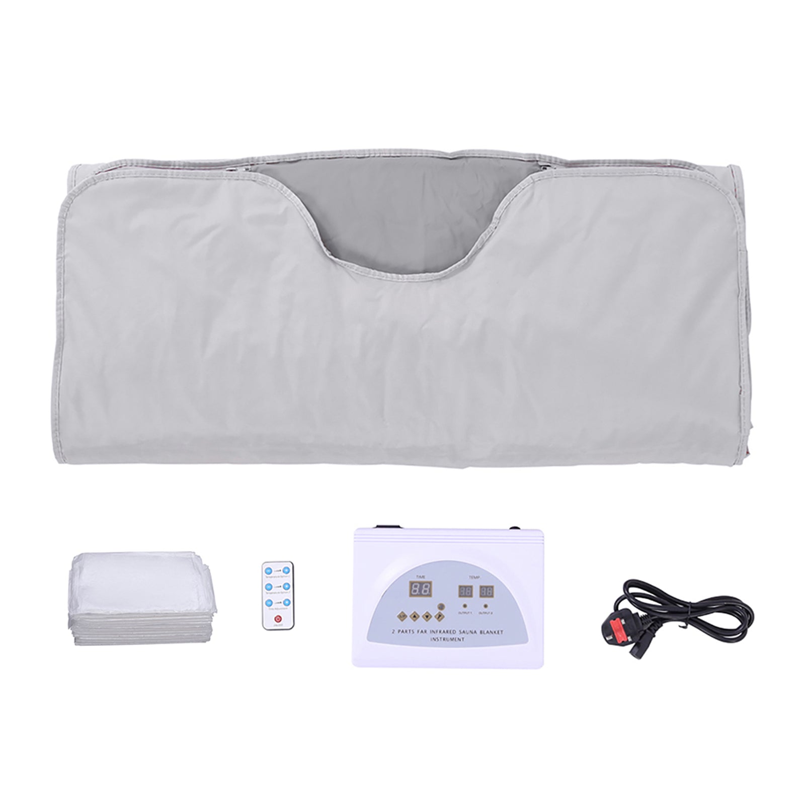 520w 2-part Far Infrared Sauna Blanket | Silver