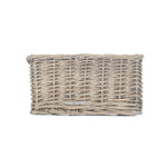 Small Wicker Grey Wash Storage Tray | Small | Gray