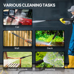 1800 W Power Washer 150 Bar Pressure With Adjustable Nozzle