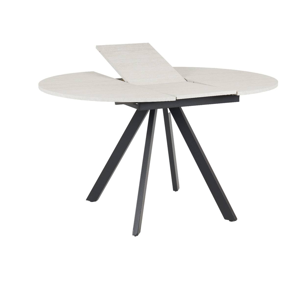 Indoor & Outdoor Living Harley Extendable Dining Table  With 4 Charlotte Velvet Chairs