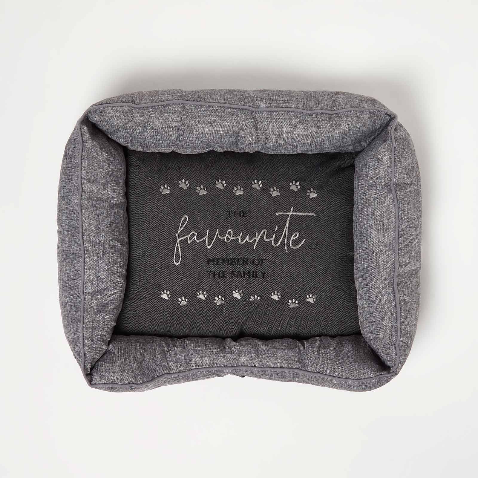 Woven Favourite Pet Bed | Large | Grey