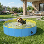 Dog Pool Dog Bath Tub Dog Paddling Pool | 100 x 30cm | Blue