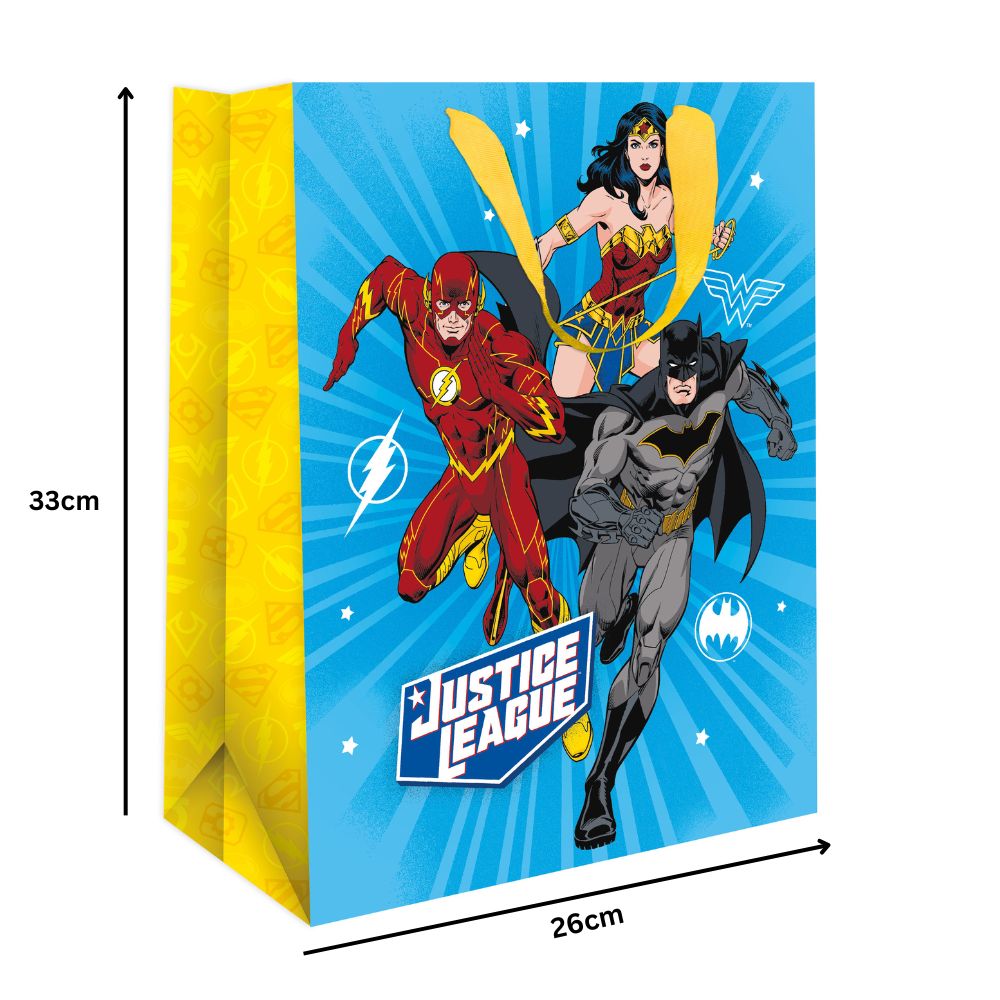 Justice League Medium Gift Bag Official Product