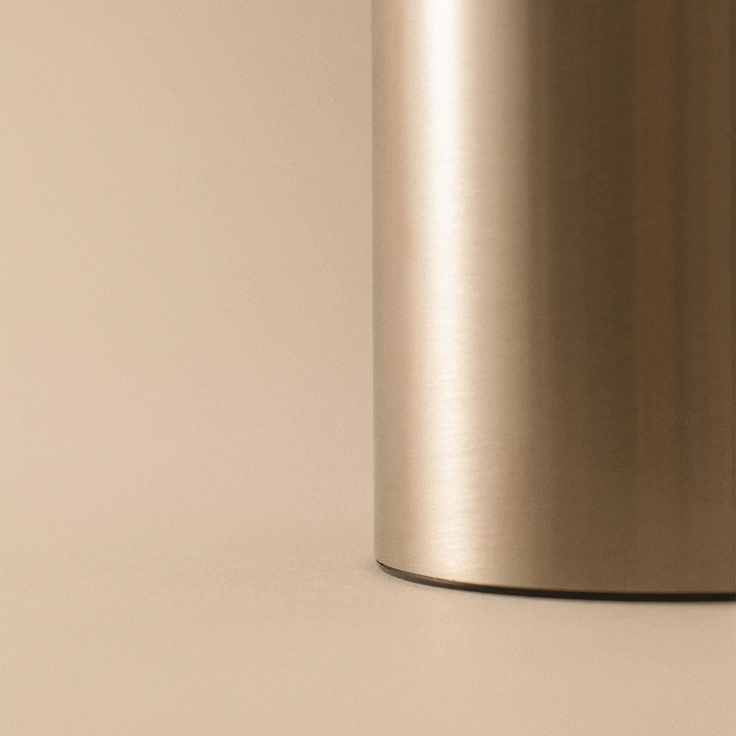 Free Standing Brush Holder Glossy Stainless Steel Logic