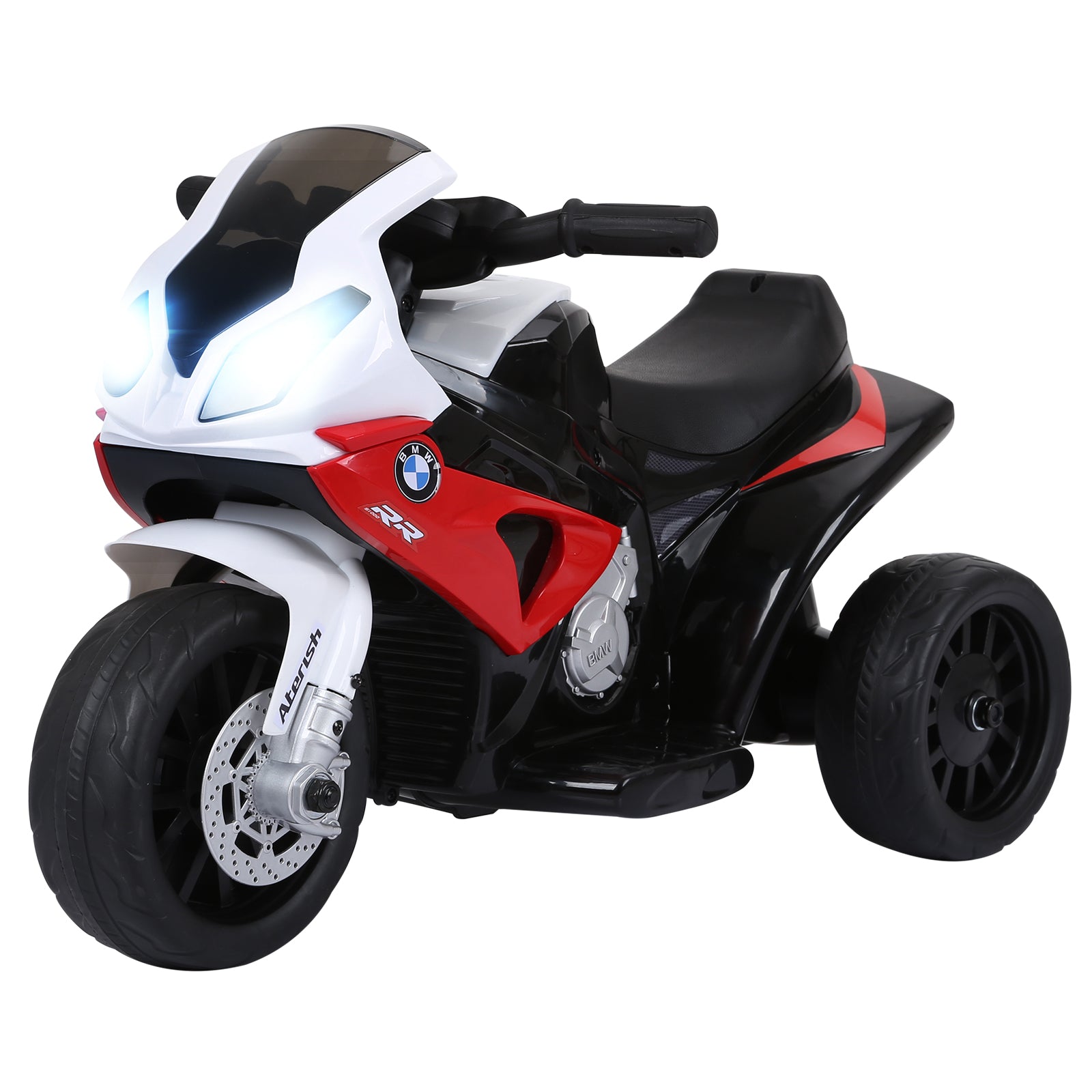 Electric Kids Ride On Motorcycle Bmw Liscensed W/ Headlights Music | Red