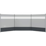 4 Pole Camping Windbreaks With Clear Windows And Carry Bag | Gray