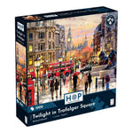The House of Puzzles Twilight In Trafalgar Square 1000 Piece Jigsaw Puzzle