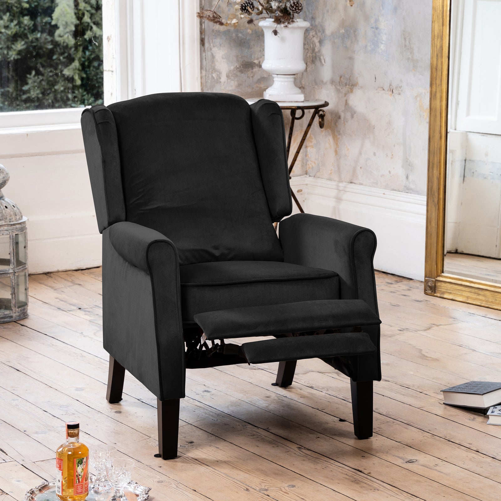 Barksdale Recliner Armchair | Black