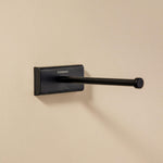 Toilet Roll Holder, Screw-in Or Self-adhesive Matt Black Next Collection