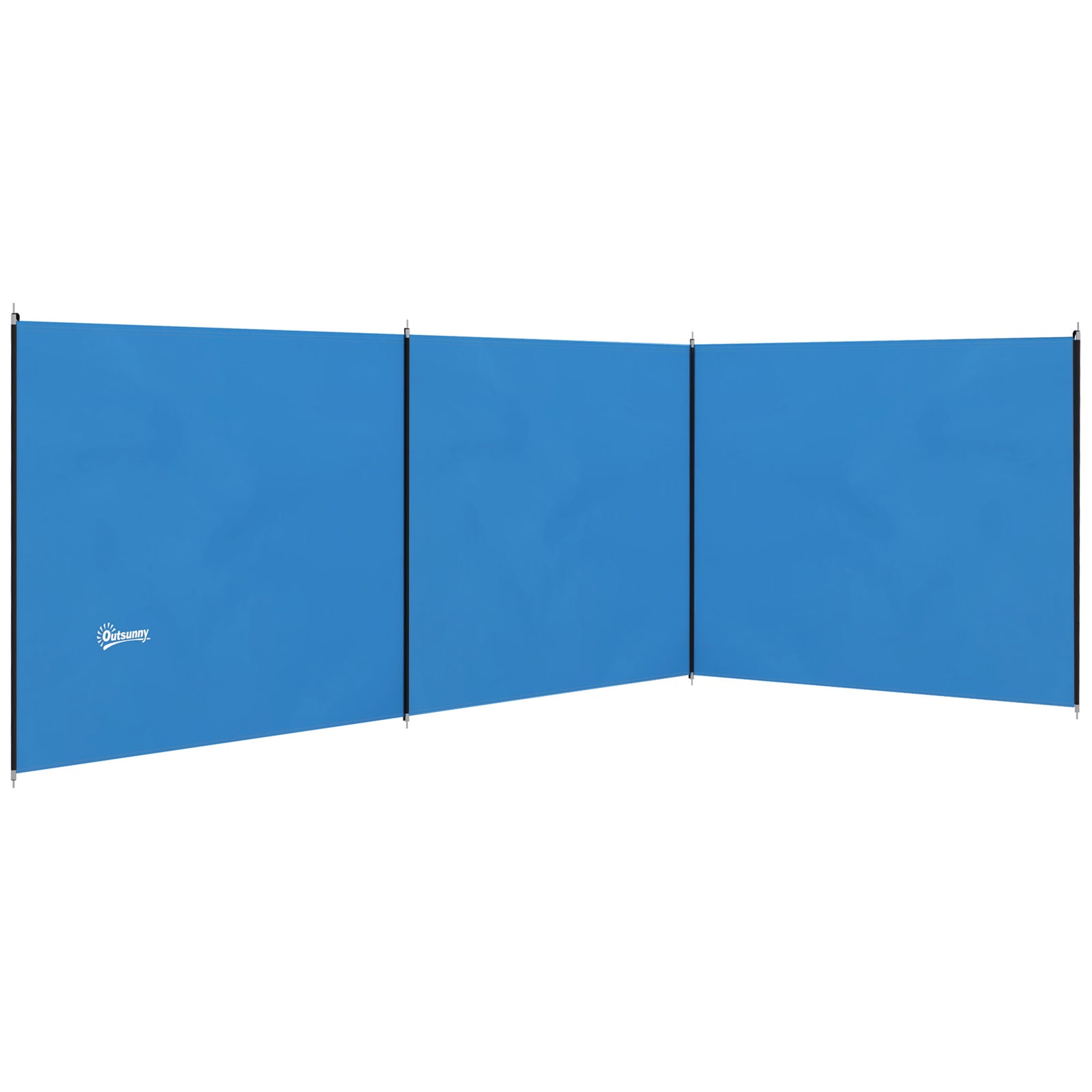 Camping Windbreak Beach Wind Shield Shelter With Carry Bag | Blue