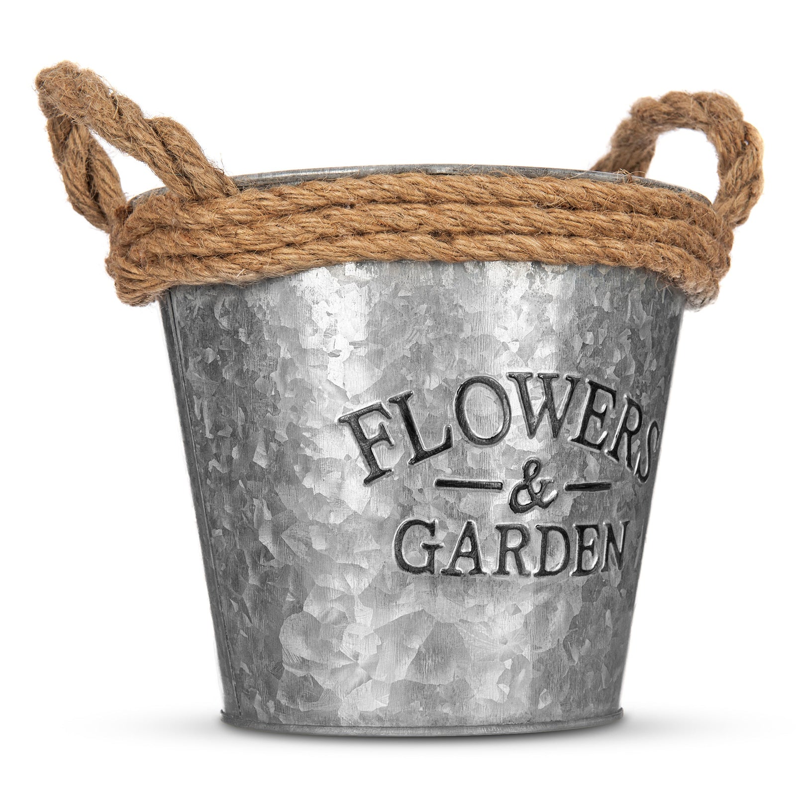 16cm Zinc Plant Pot