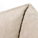 Tetra Cord 3pc Corner Sofa Set | Beige