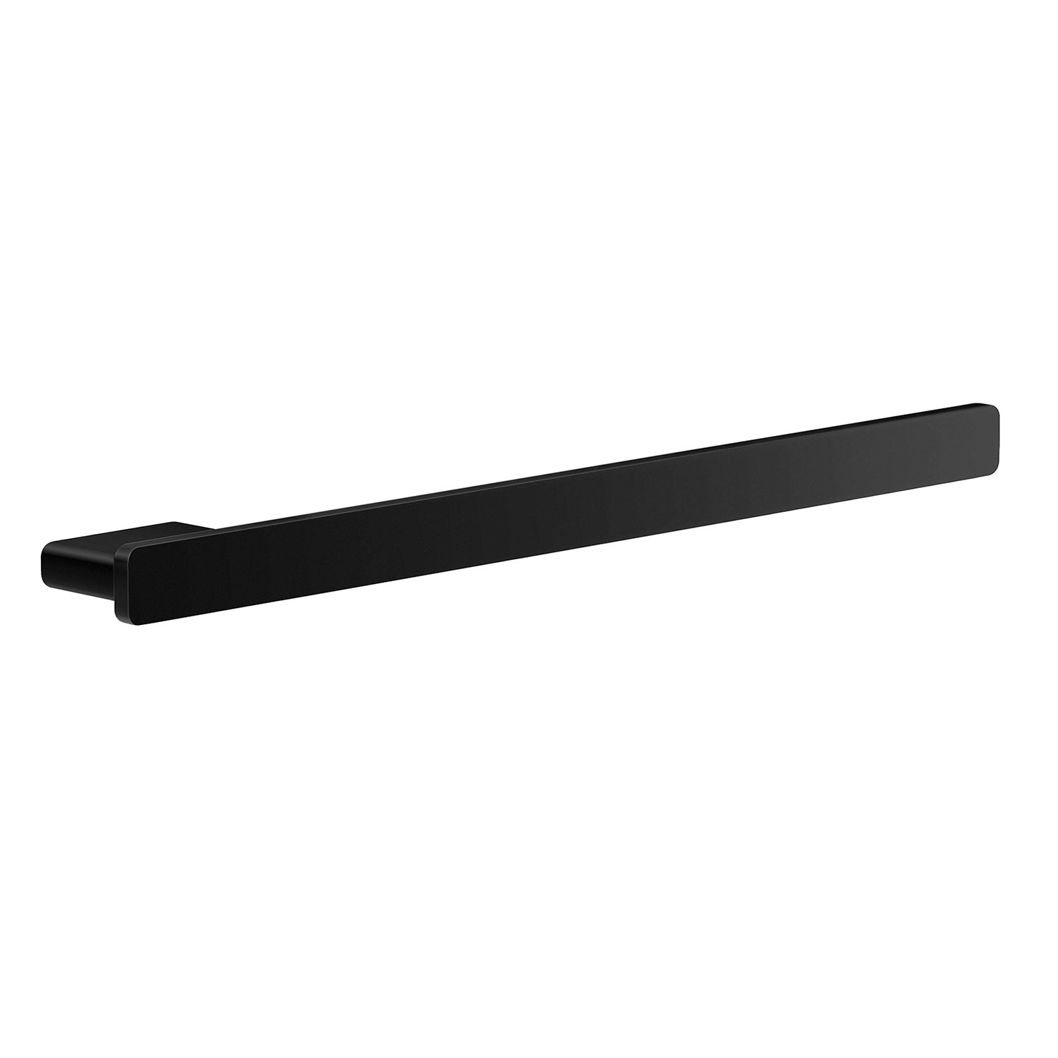 Aluminium Cabinet Towel Bar Bathroom Rail Storage Oganiser | Black