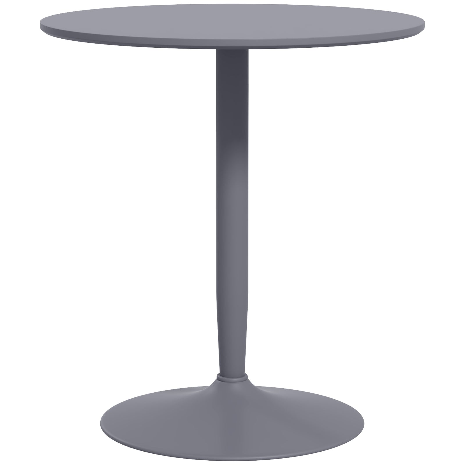 Round Dining Table, Modern Kitchen Table With Steel Base