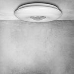 Vela White Led Ceiling Lamp 24w(120w) 42cm  Dimmable And Colour Temperature Adjustable Via Included Remote Control