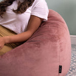 Aurora Velvet Bean Bag | Pink
