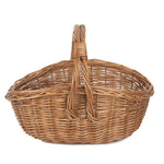 Wicker Traditional Cookery Shopper Basket | Brown