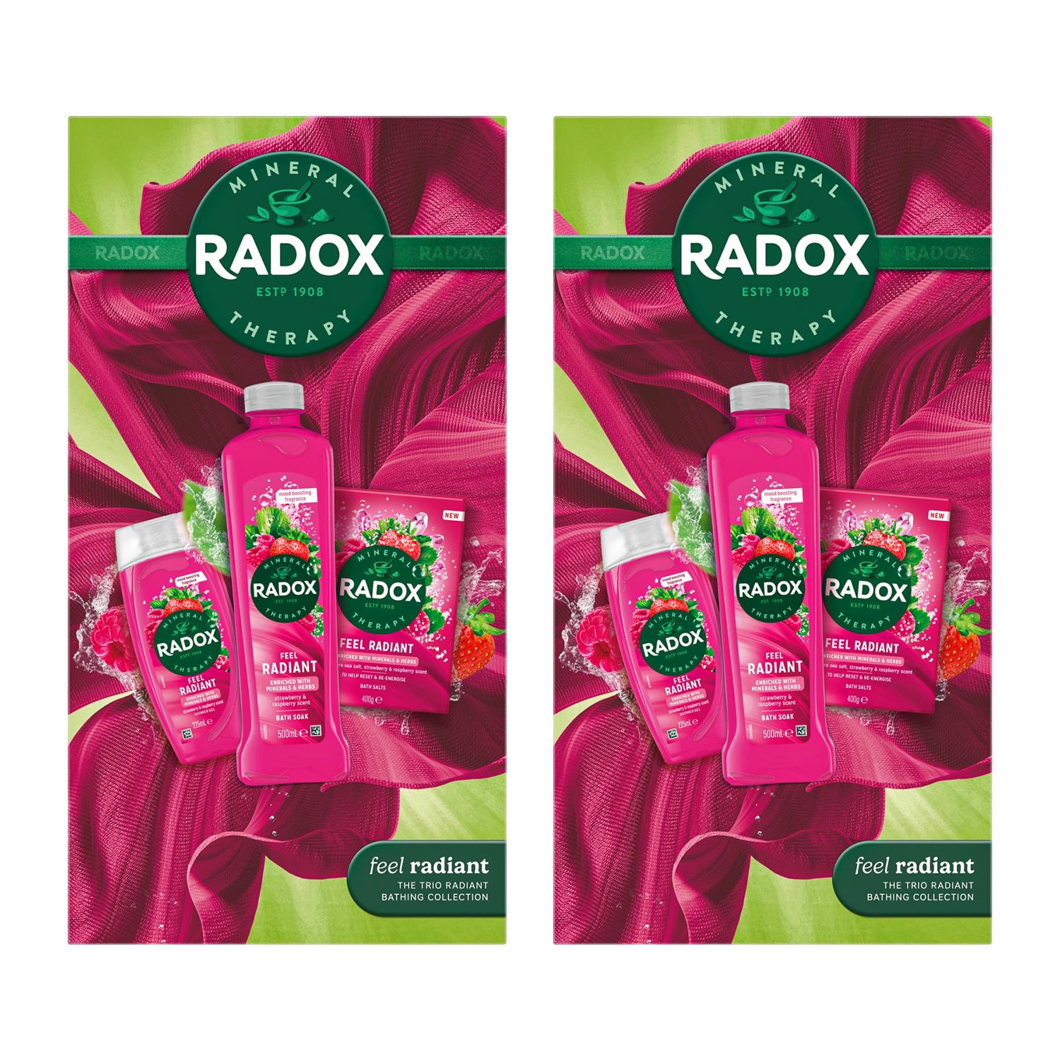 Feel Radiant Collection Gift Set With Shower Gel And Bath Soak | Set of 2