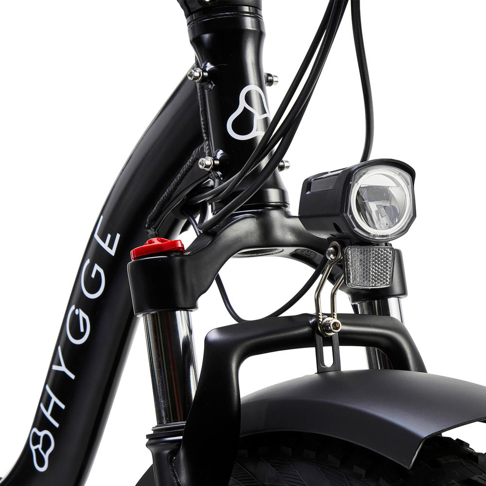 Vester Step 2025 Folding Bike - Fat Tyre E-bike | Black