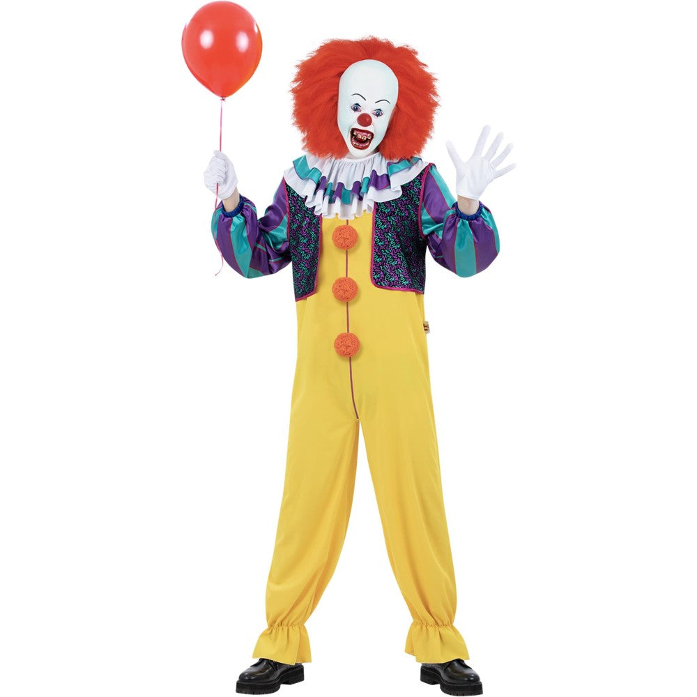 It Classic 1990, Pennywise Costume | Large