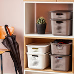 Easy & Stackable Recycled Plastic Lid For Basket, White