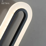 Modern Oval Led Wall Light With Acrylic Shade