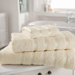 Egyptian Luxury 100% Cotton Extra Soft Bath Towel 70x120, Cream