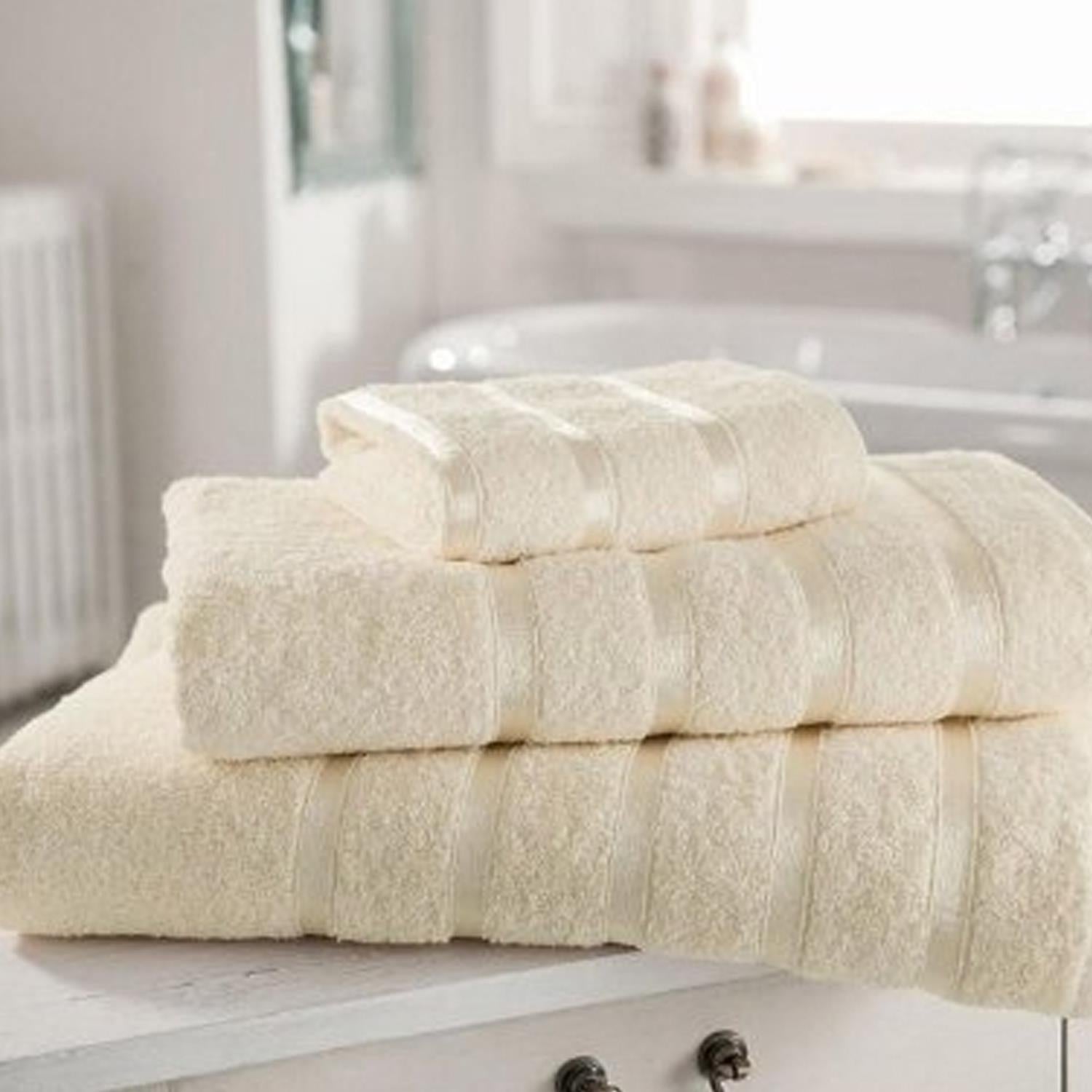 Egyptian Luxury 100% Cotton Extra Soft Bath Towel 70x120, Cream