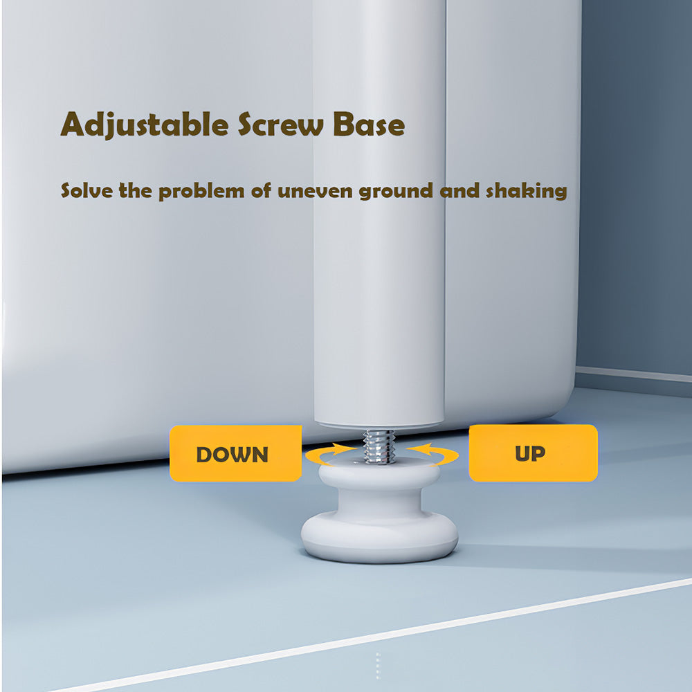 3 Tiers Metal Bathroom Organizer Over Toilet Rack Storage Shelves | White