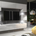 Panorama Wall Tv Unit | White