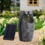Solar-powered Outdoor Rockery Decor Water Fountain
