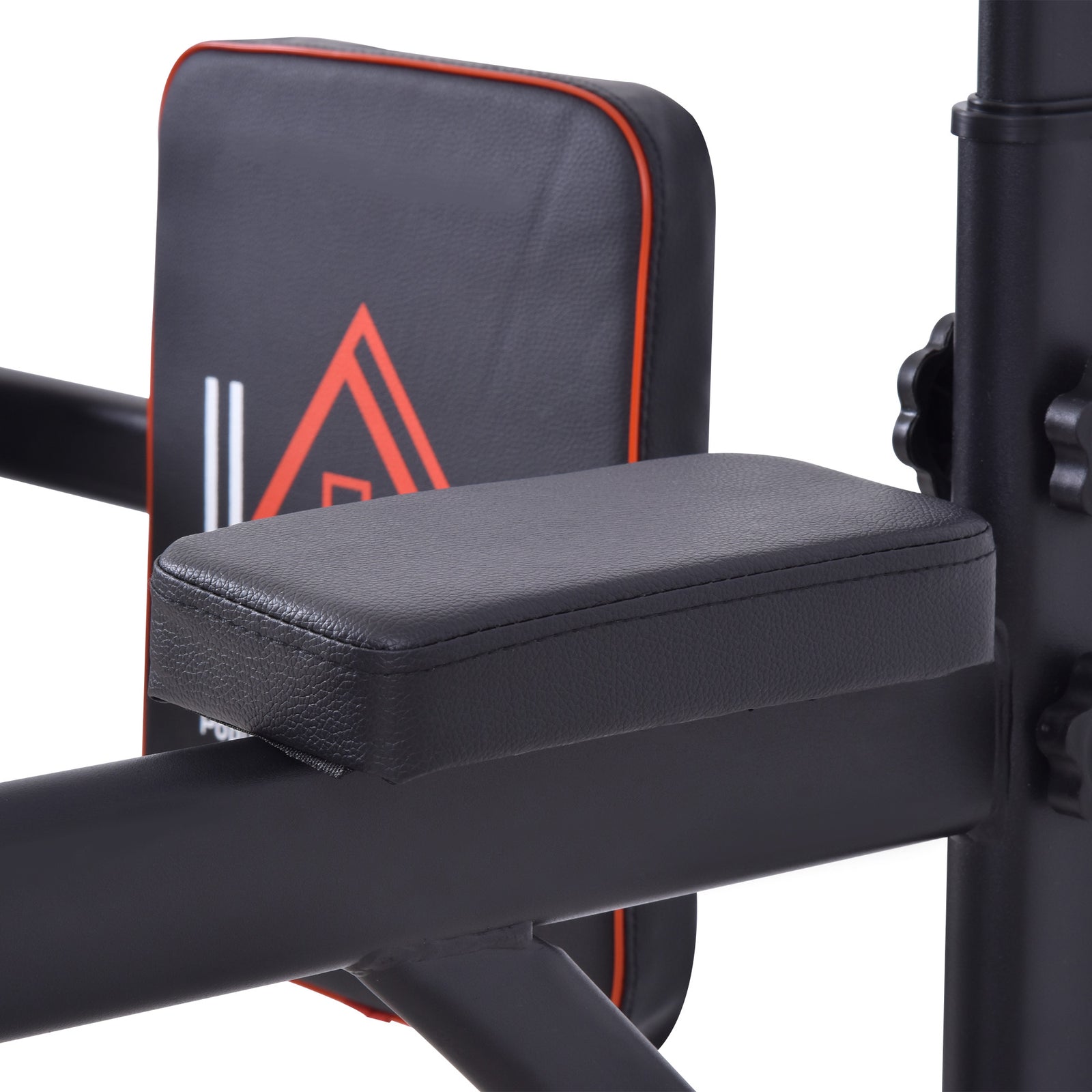 Height Adjustable Power Tower Pull Up Bar For Home Gym | Black