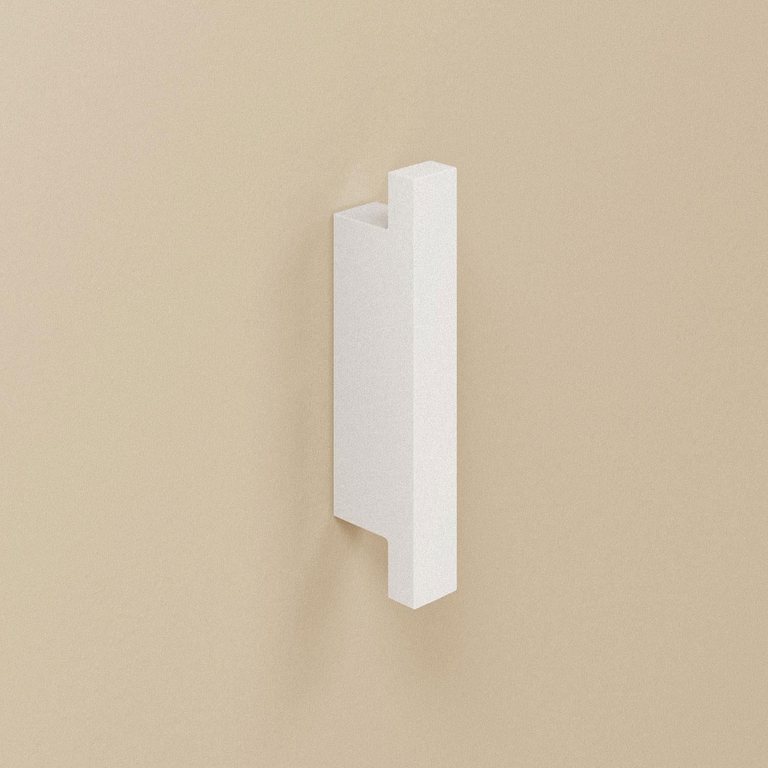 Towel Hook, Robe Hook, Coat Hook, The Grid Collection | Matte White