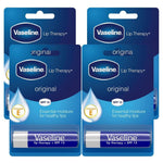 Vaseline Lip Therapy Balm Sticks, Original 4gm Hydrating Lip Care Balm