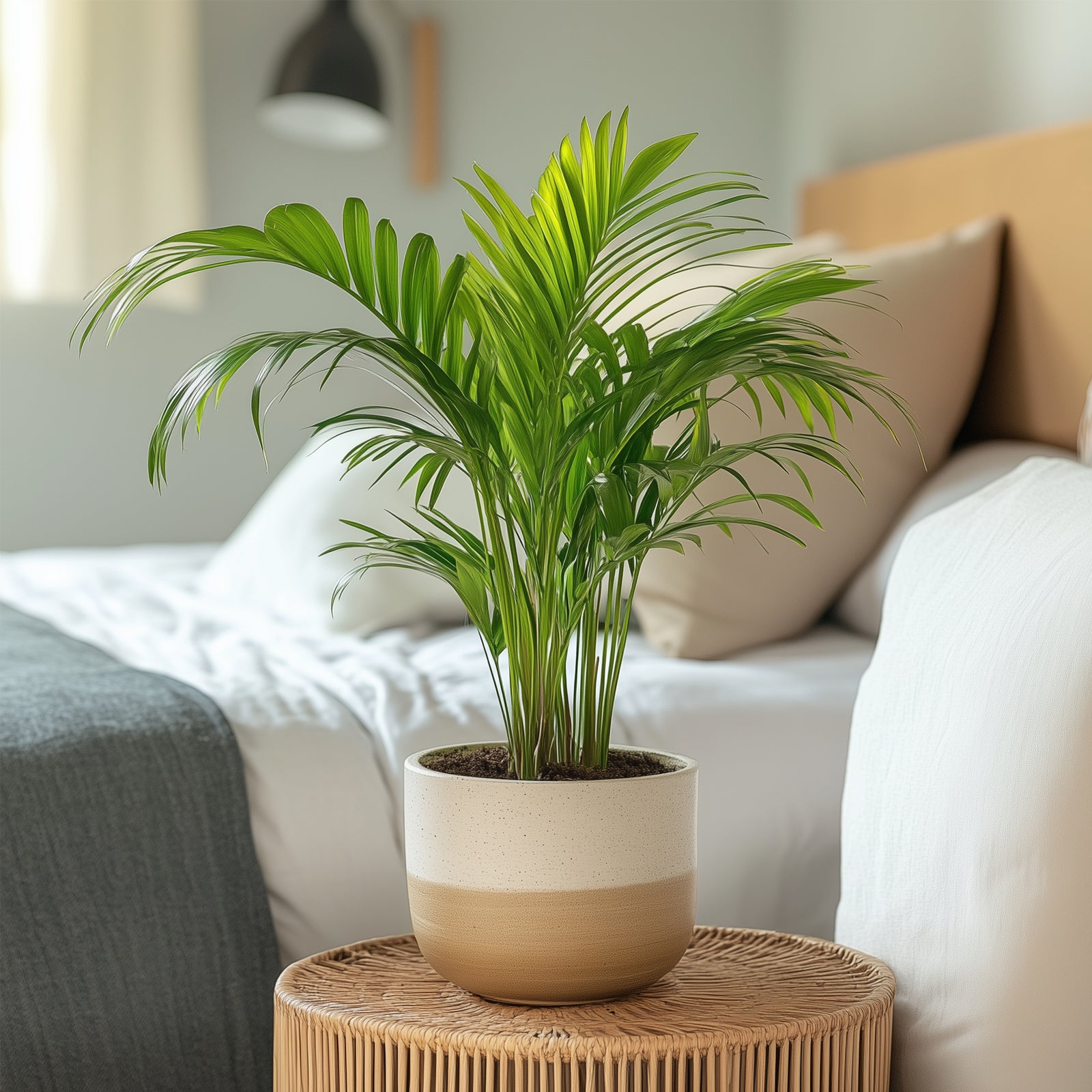 Areca Palm 'golden Cane' - 4 Pcs. - Dypsis Lutescens - Height 30-45cm - ⌀12cm | Set of 4 | Green