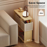 Levede Slim Sofa Side Table Narrow End Accent Table 3 Tier Living Room 20cm