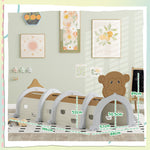 Kids Play Tunnel For Crawl And Climb, Monkey Design, For 3-6 Years, Brown