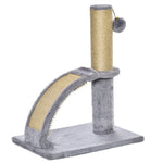 Cat Tree Activity Center With Scratching Massage Board Hanging Ball