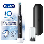Io Series 6 Electric Rechargeable Toothbrush With Travel Case, Black Lava