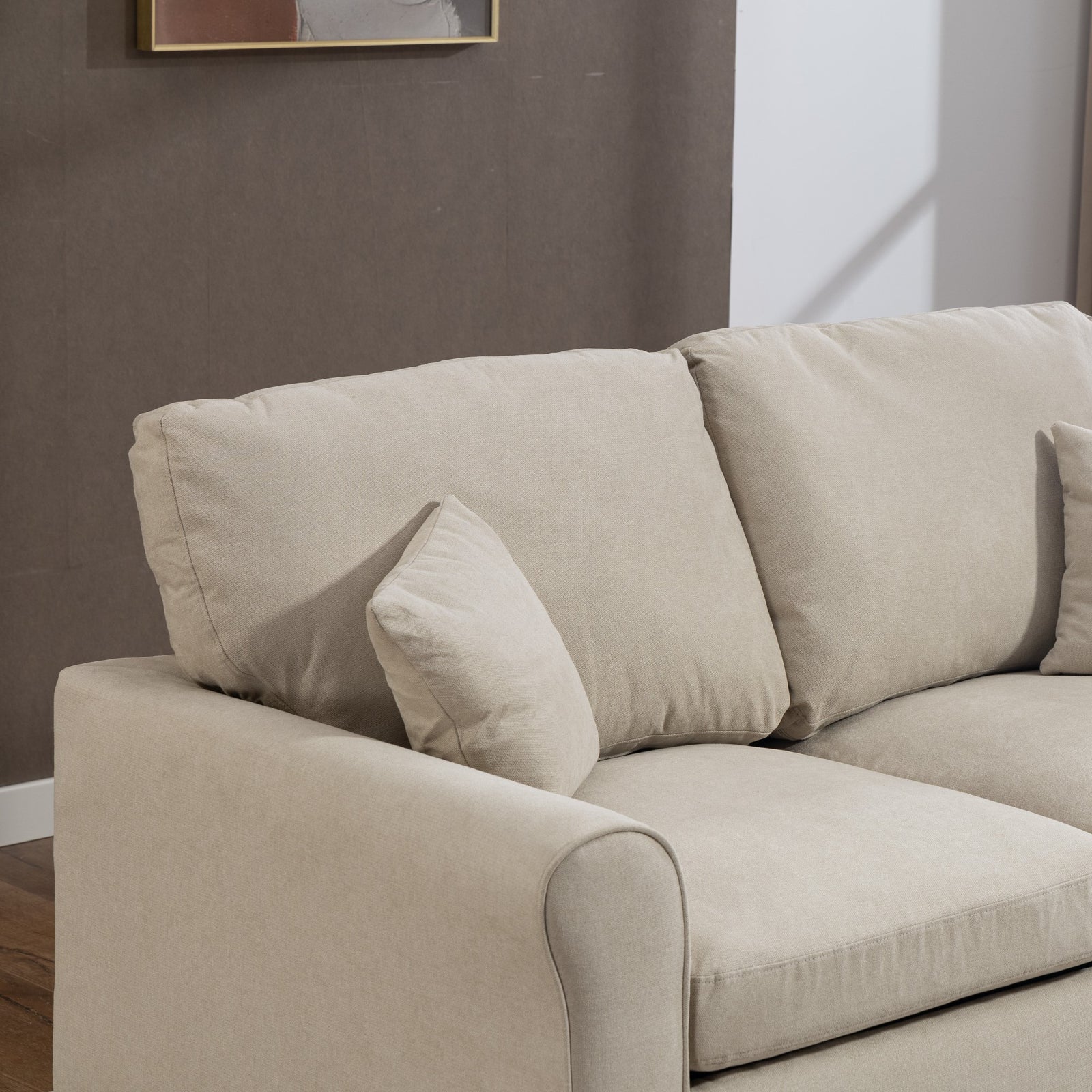 Lewiston Fabric Pull Out Sofabed | Beige