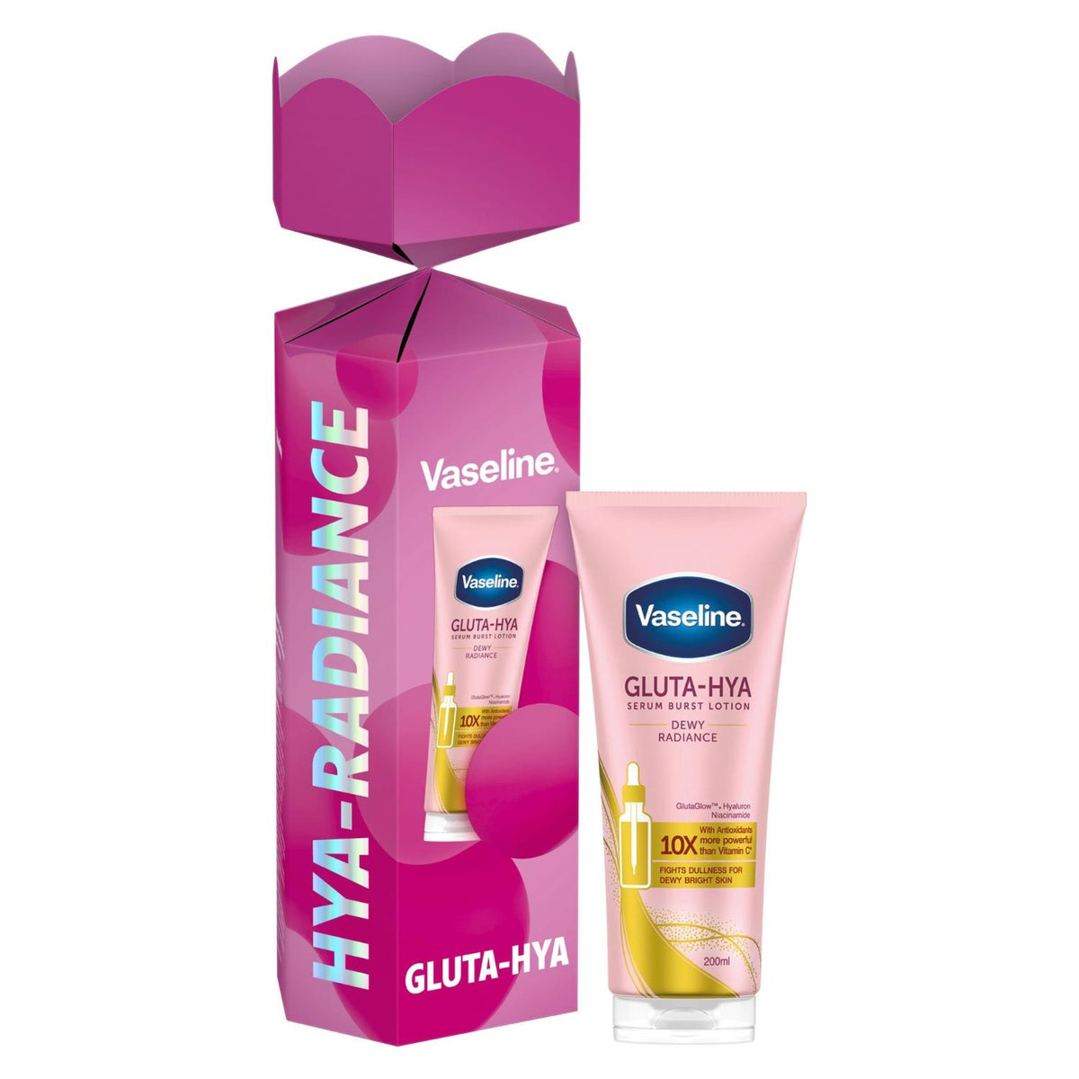 Gluta-hya Dewy Radiance Serum Burst Body Lotion Gift Set 200ml | Set of 2