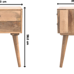 Modern Solid Wood Bedside