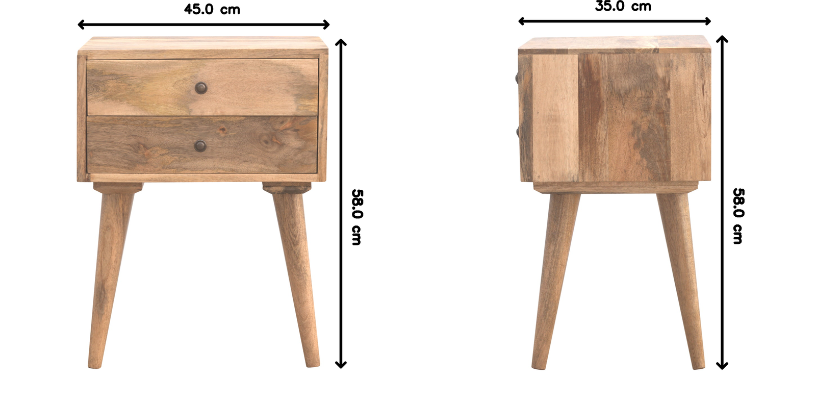 Modern Solid Wood Bedside