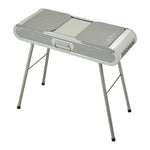Outdoor Charcoal Bbq Grill With Side Tables & Storage Shelf – 2-in-1 Grill & Barbecue Stove For Camping, Patio, Beach, And Parties