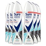 Women Anti-perspirant 72h Nonstop Protection Deo Invisible Aqua 150ml, 6pk | 6