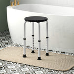 Bath Chair Height Adjustable Shower Seat For Elderly | One Size | Black