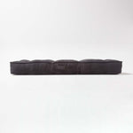 Faux Suede 2 Seater Booster Cushion | 50cm x 100cm | Black